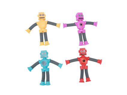 Set robotů s teleskopickými přísavkami 4ks