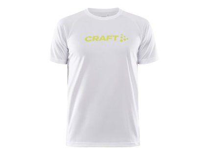 Pánské tričko Craft Core Unify Logo, bílá, velikost L