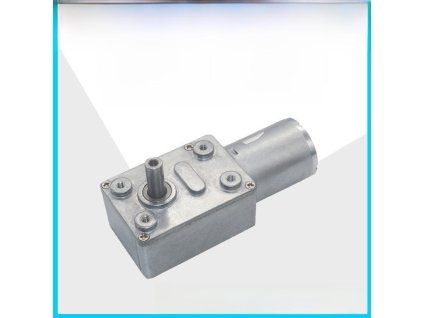 Převodový motor 12V 20RPM se samosvorným šnekovým převodem