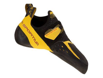 Lezečky La Sportiva Solution Comp Black/Yellow, velikost 441/2
