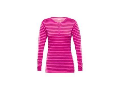 Dámské triko DEVOLD BREEZE WOMAN BUTTON SHIRT, velikost S