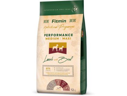 Fitmin Medium Maxi Performance Lamb & Beef 12 kg