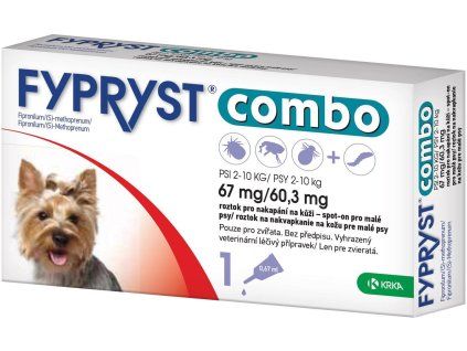 Fypryst Combo spot on pes 2-10 kg 1 × 0,67 ml