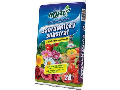 AGRO Substrát zahradnický, objem 20 l