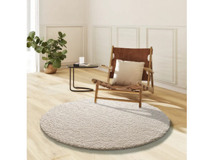 Koberec Norge ø 130 cm béžový