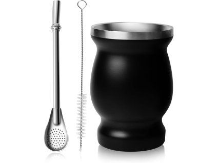 Set pro pití čaje Yerba Maté černý