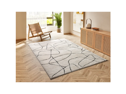 Koberec Blanche 80 x 150 cm krémový
