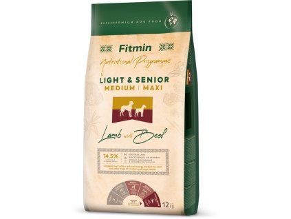Fitmin Medium Maxi Light Senior Lamb & Beef 12 kg