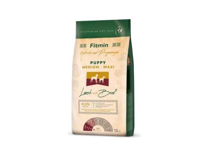 Fitmin Dog Medium Maxi Puppy Lamb & Beef 12 kg