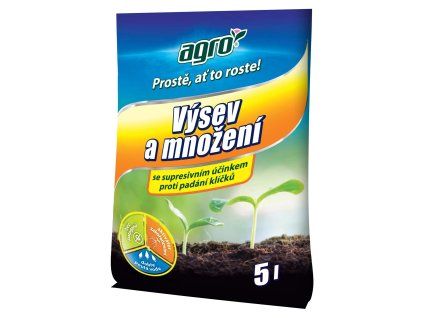 AGRO Substrát pro výsev a množení 5 l