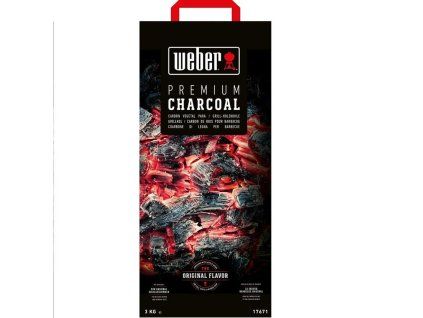 Weber premium dřevěné uhlí 10 kg  Poškozený obal!