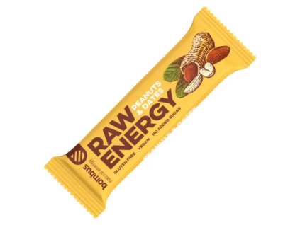 RAW ENERGY tyčinka arašídy & datle 50 g