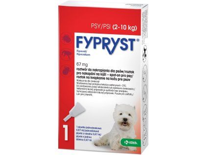 Fypryst spot on pes 2-10 kg S 1 × 0,67 ml