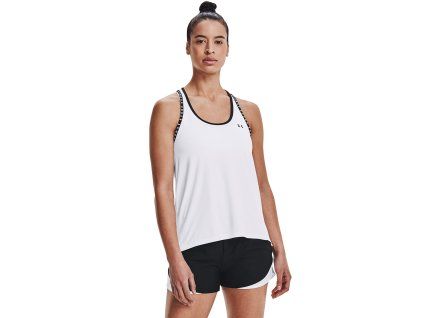 Dámské tílko Knockout White - Under Armour bílá, velikost L