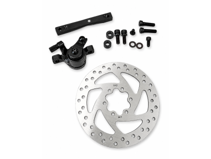 Brzdový set Ninebot – brzdový třmen, kotouč 140 mm a adaptér