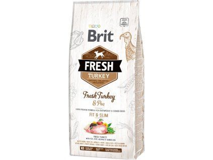 Brit Fresh Turkey with Pea Light Fit & Slim 12 kg