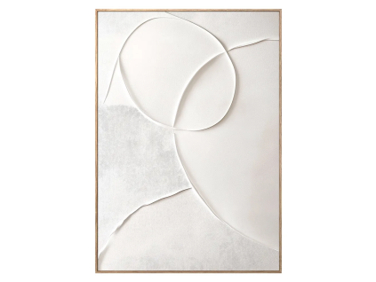 Obraz na plátně Circles 3D Illusion s rámem 70 x 100 cm