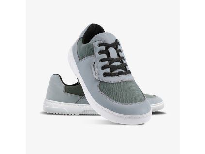 Dětské barefoot tenisky Barebarics Bravo - Grey & White, velikost 36