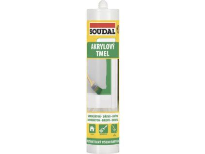 Akrylový tmel SOUDAL 280 ml černý