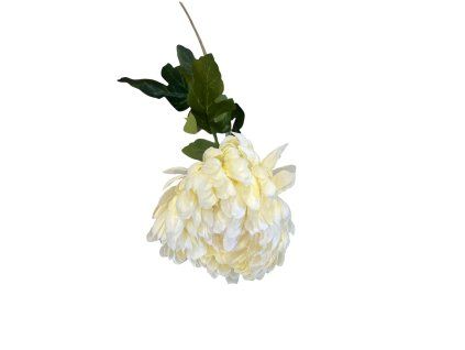 Umělá chryzantéma 76 cm bílá