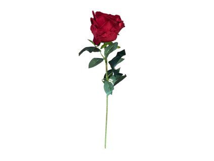 Umělá růže Premium 75 cm červená