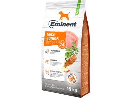 Granule pro psy Eminent Maxi Junior 15 kg