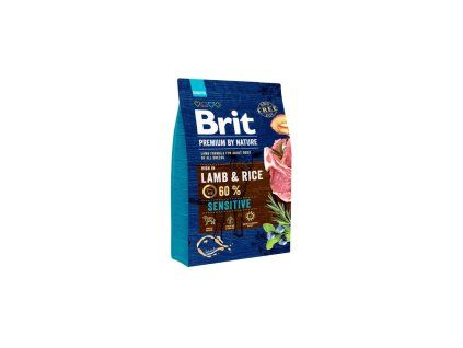 Granule pro psy Brit Premium by Nature Sensitive Lamb 3 kg