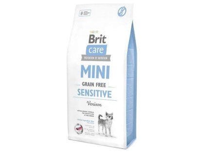 Granule pro psy Brit Care Dog Mini Grain Free Sensitive 7 kg