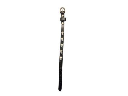 Kožený náramek s kovovými aplikacemi Adrian 24 cm