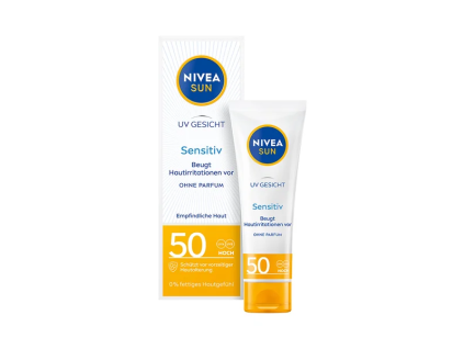 Pleťový krém Nivea SUN Sensitive OF50 50 ml