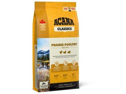 Granule pro psy Acana Prairie Poultry Classics 11 kg