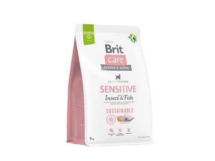 Granule pro psy Brit Care Dog Sustainable Sensitive 3 kg