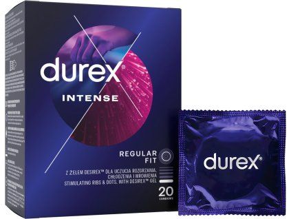 Kondomy s vroubkováním DUREX Intense 20 ks
