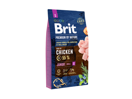 Granule pro psy Brit Premium by Nature Junior S 8 kg