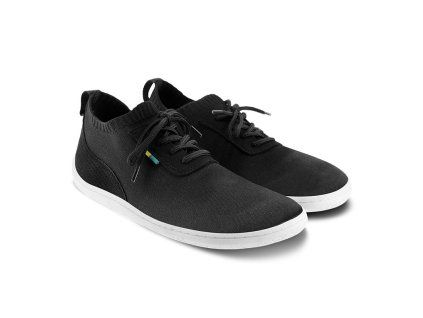 Dětské barefoot boty Be Lenka Stride – Black & White, velikost 36
