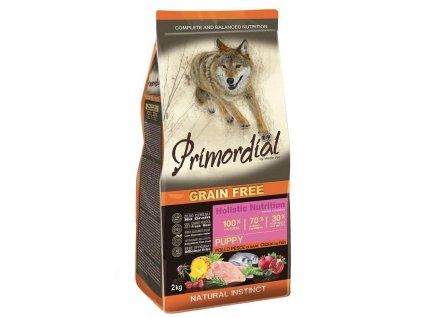 Granule pro psy PRIMORDIAL Puppy Chicken & Seafish 12 kg