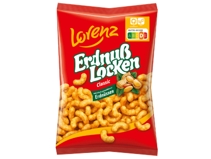 Kukuřičné křupky s arašídy Lorenz 30 g