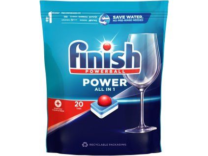 Tablety do myčky Finish All in 1 Max Regular 20 ks