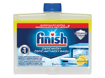Čistič myčky lemon sparkle Finish 250 ml