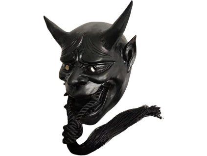 Halloweenská maska Hannya