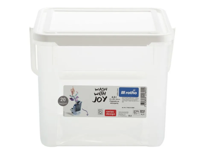 Box na prací prášek 3 kg, objem 4,5 l
