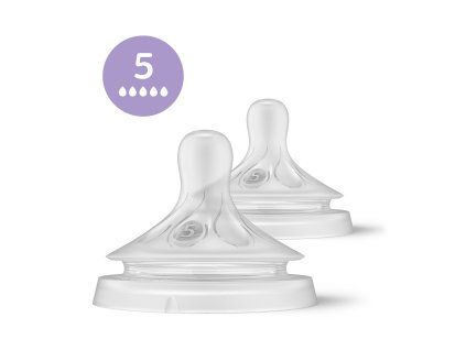 Savička Natural Response 5 extra rychlý průtok Philips AVENT 2 ks