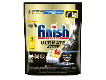 Kapsle do myčky RP Finish Ultimate Plus lemon 4 ks