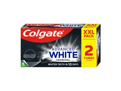 Zubní pasta Colgate Advanced White Charcoal 2x75 ml duopack