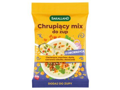 Křupavá směs do polévek BAKALLAND s cizrnou 75 g