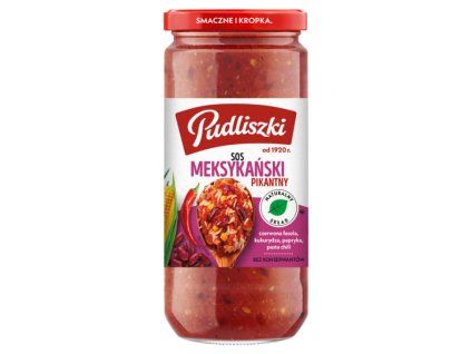 Mexická omáčka Pudliszki pikantní 480 g