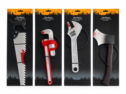 Halloweenská čelenka