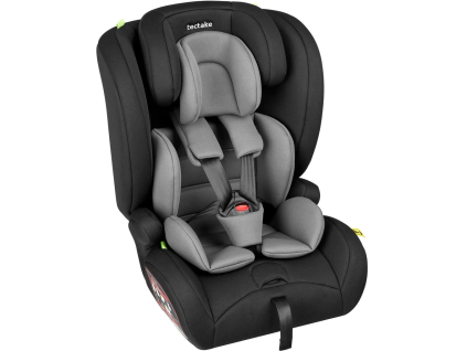 Autosedačka Emely TecTake GmbH 5bodový pás, schválení i-size, s isofix - tmavě šedá-černá