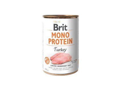 Konzerva pro psy Brit Mono Protein Turkey 400 g