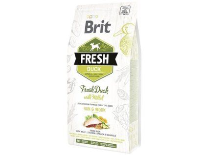 Granule pro psy Brit Fresh Duck Active 2,5 kg